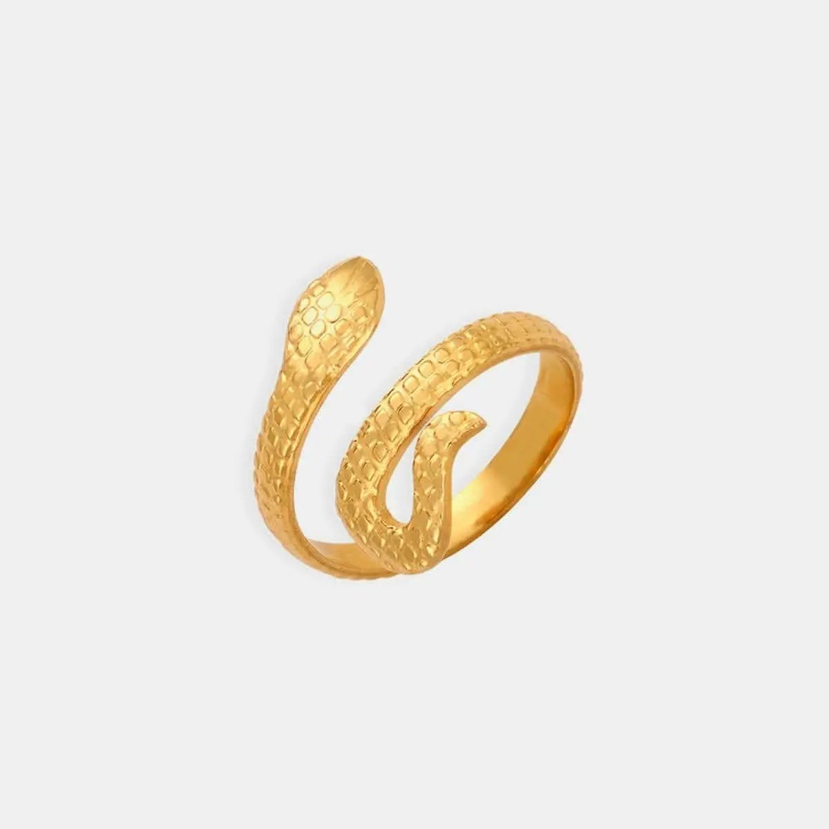 Elegant snake bypass ring - Love Salve